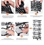 تروللي تخزين للمطبخ معدن