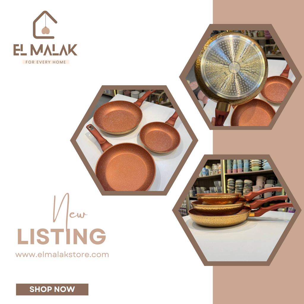 طقم مقلاية جيرانيت