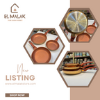 طقم مقلاية جيرانيت