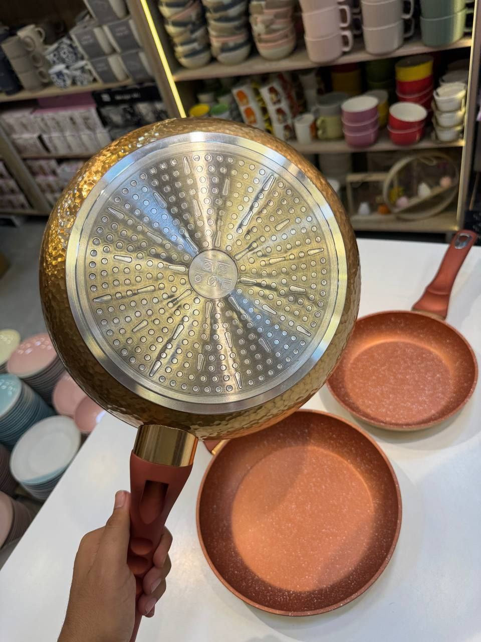 طقم مقلاية جيرانيت