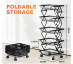 تروللي تخزين للمطبخ معدن