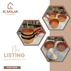 طقم كسرولة جيرانيت 3 قطعة 