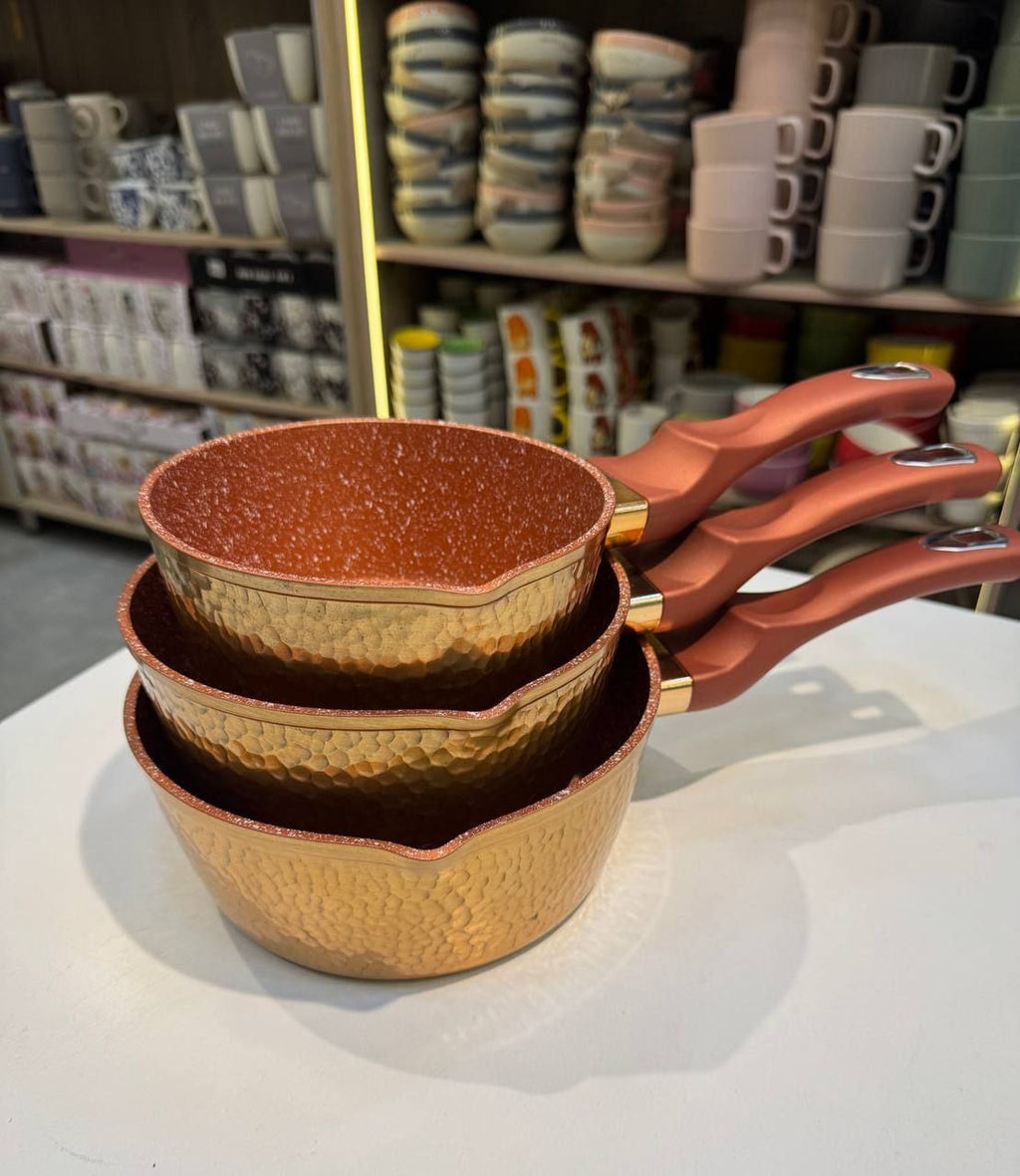 طقم كسرولة جيرانيت 3 قطعة 