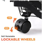 تروللي تخزين للمطبخ معدن