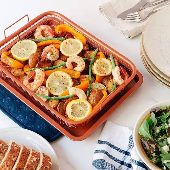 صنيه تحمير بشبكة