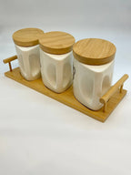 طقم برطمان شاى وسكر و قهوه