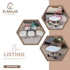 🛒كرسي اكريليك دوار بعجل