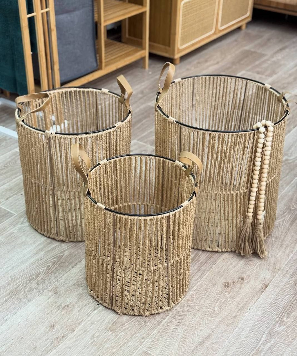 طقم باسكت الخوص IKEA التريندي 💥