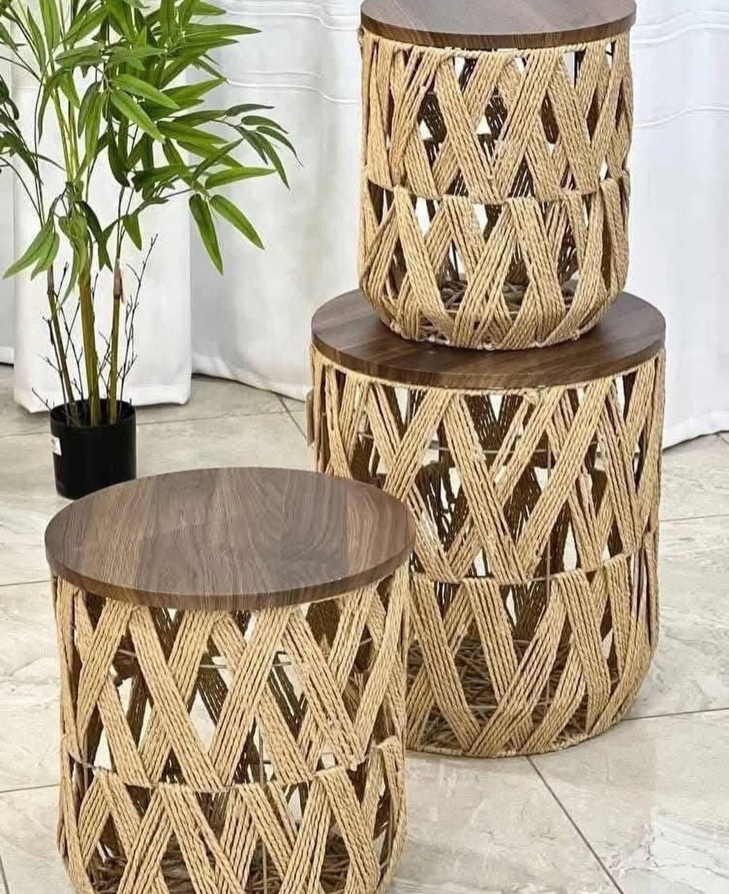 طقم باسكت الخوص IKEA التريندي 💥