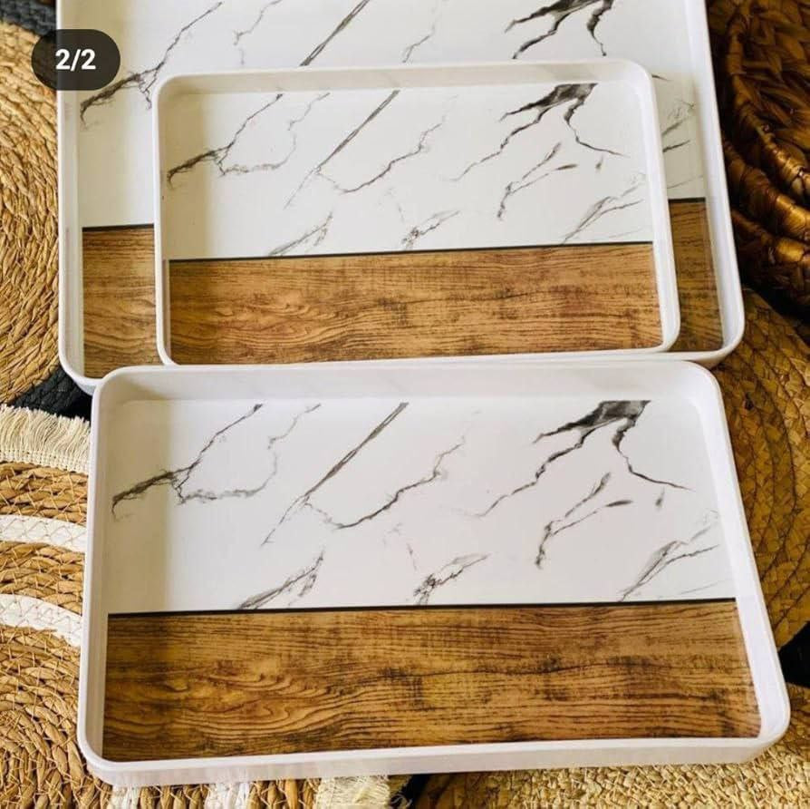 طقم صواني تقديم ميلامين