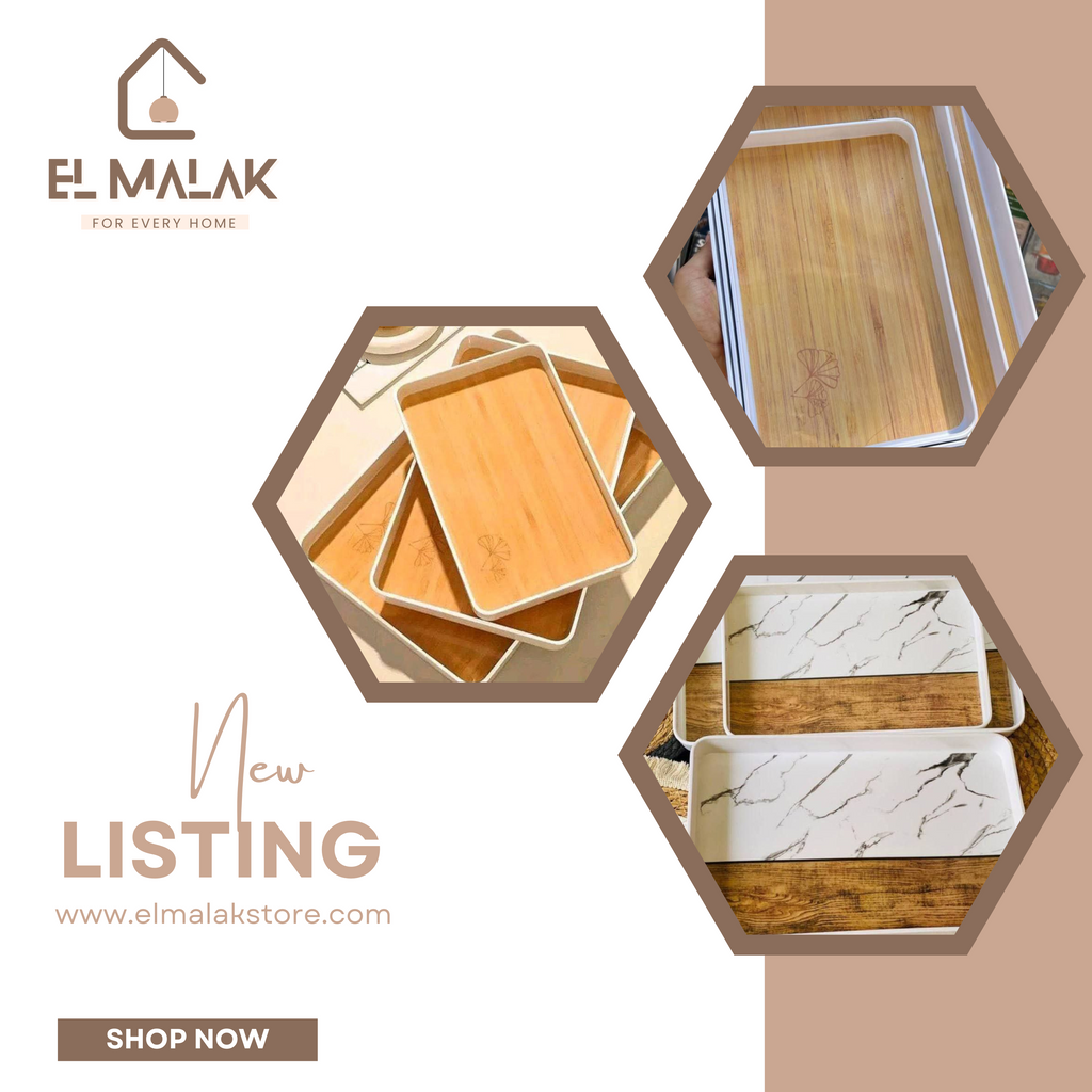 طقم صواني تقديم ميلامين