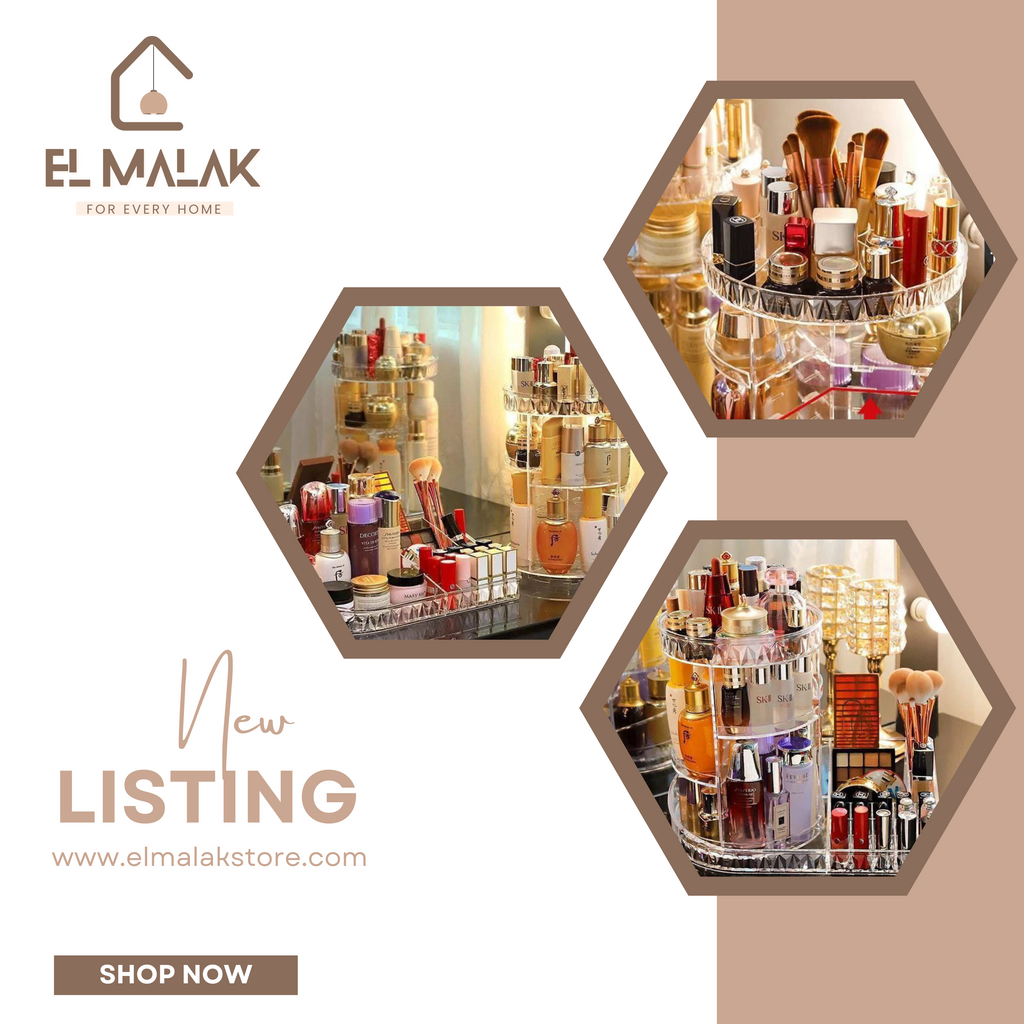 منظم الميكياچ 3 دور 2*1  جامبو