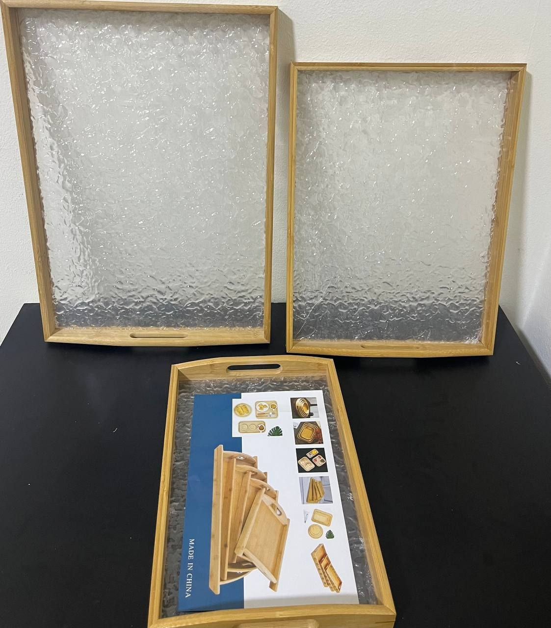 طقم صواني مودرن 3 قطعه