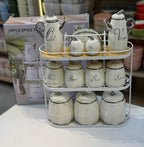 طقم التوابل مكون من ١٣ قطعة