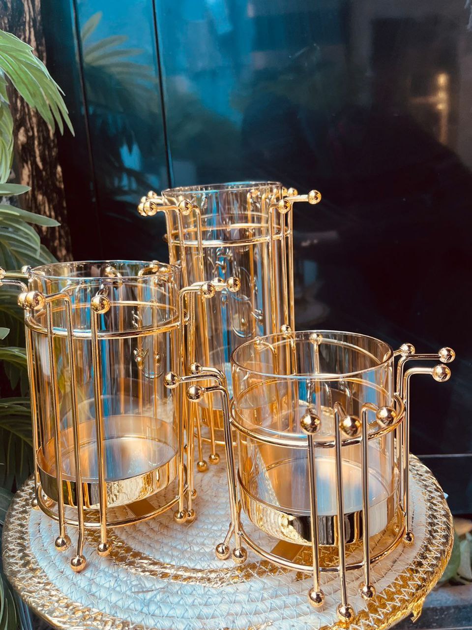 طقم شمعدان 3 قطع