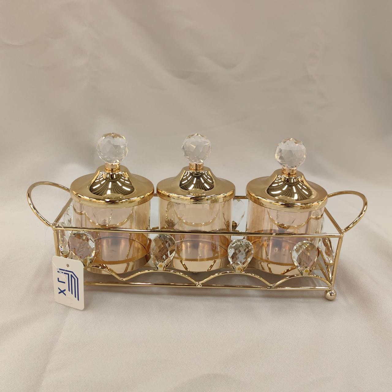 طقم كاندي كريستال قاعده معدن كريستال