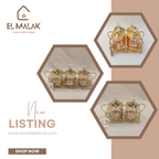 طقم كاندي كريستال قاعده معدن كريستال