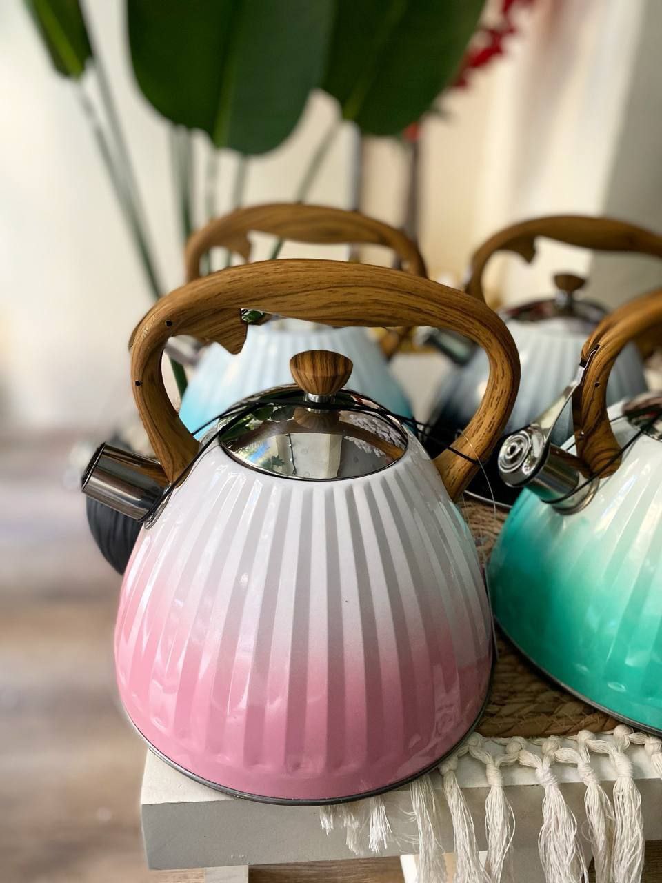 براد استانلس ستيل بيد خشب