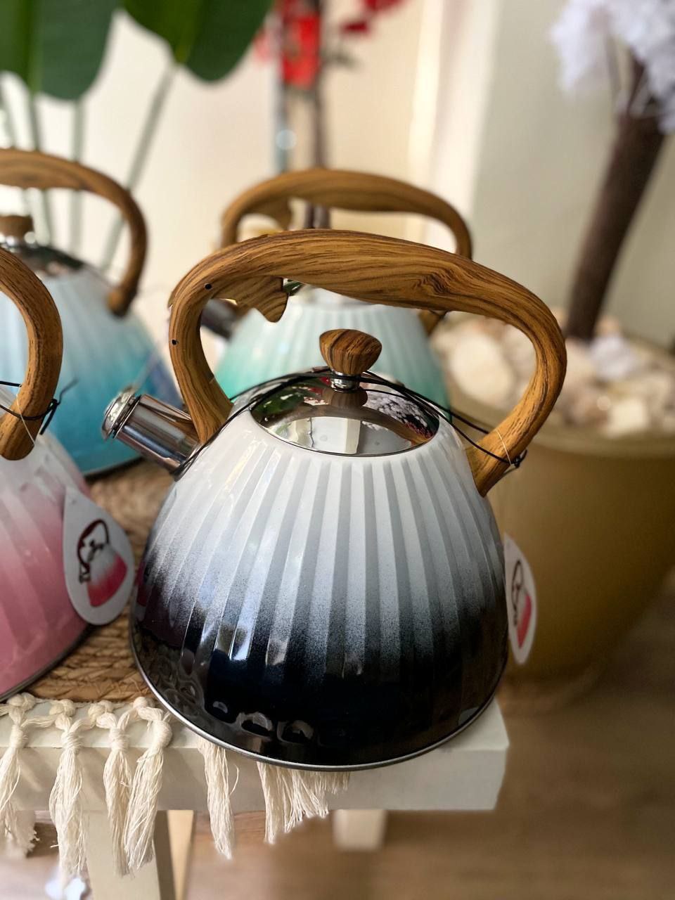 براد استانلس ستيل بيد خشب