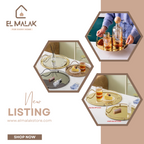 طقم صوانى تقديم مرايا مدور